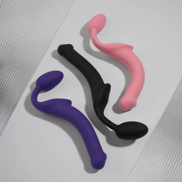 Безремневой страпон Strap-On-Me Rose S, полностью регулируемый, диаметр 2,7см SX2567 фото