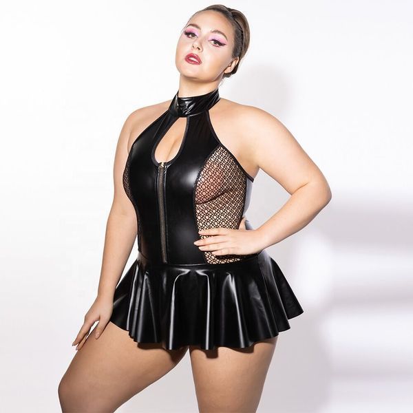 Боди JSY P61158 Black Plus Size SX1876 фото