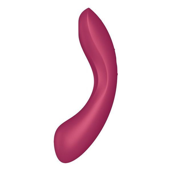 Вакуумный стимулятор с вибрацией Satisfyer Curvy Trinity 1 Red, игрушка 3в1 SO8407 фото