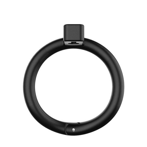 Клетка для пениса LOCKINK SEVANDA Plastic Penis Chastity Cage, черная, 3 кольца разных размеров SX2841 фото