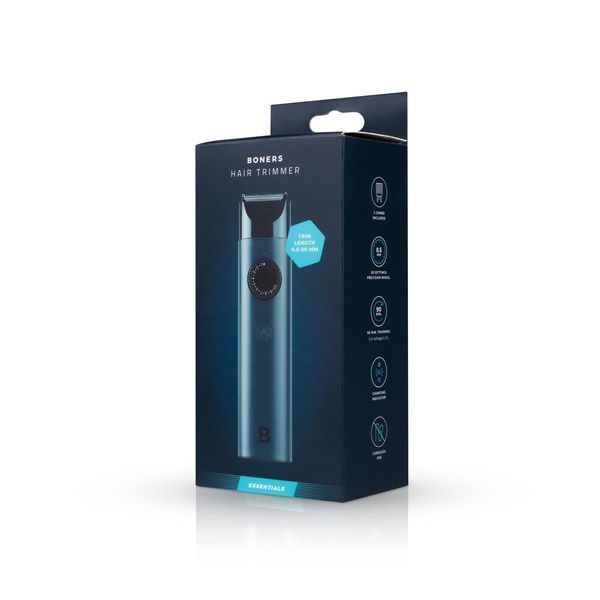 Бездротовий тример для інтимних зон Boners Hair Trimmer Shaver, 10 швидкостей, 2 насадки SO8881 фото