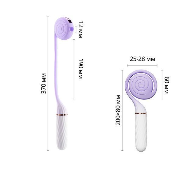 Пульсатор с вакуумной стимуляцией Otouch LOLLIPOP Purple SO9428 фото