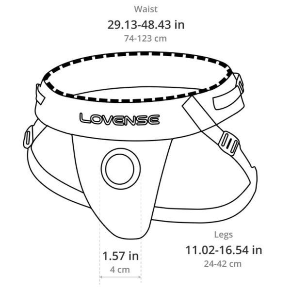 Трусики для страпона Lovense Strapless Harness, для Lovense Lapis strap-on и других моделей SO8981 фото