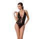 Боді з дуже глибоким декольте Passion DARYL BODY L/XL, black EL14801 фото 1