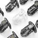 Клетка для пениса LOCKINK SEVANDA Plastic Penis Chastity Cage, черная, 3 кольца разных размеров SX2841 фото 8