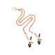 Нашийник із затискачами для сосків Liebe Seele Rose Gold Memory Collar with Nipple Clamps, шкіра SO9495 фото 3
