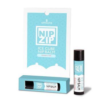 Стимулирующий бальзам для сосков Sensuva &ndash; Nip Zip Strawberry Mint (4 г) охлаждающий SO3179 фото