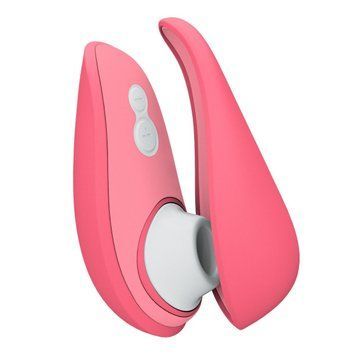 Вакуумный клиторальный стимулятор Womanizer Liberty 2 Vibrant Rose, 8 режимов, магнитная крышечка SX0522 фото