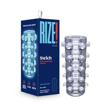 Мастурбатор Blush Rize &ndash; Swich Glow in the Dark Masturbator Clear, двусторонний, светится в темноте SO8832 фото
