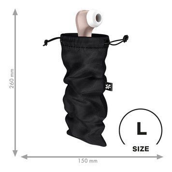 Мешочек для секс-игрушек Satisfyer Treasure Bag L, черный, на шнурке SX0549 фото