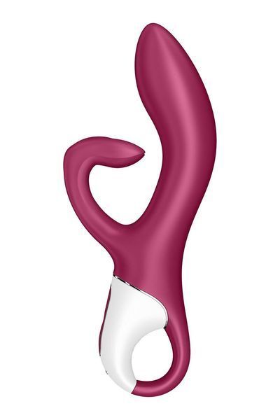 Вибратор кролик с тройным отростком Satisfyer Embrace me Berry, 2 мотора, диаметр 3,6 см SO6285 фото