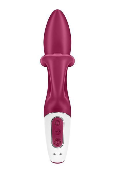 Вибратор кролик с тройным отростком Satisfyer Embrace me Berry, 2 мотора, диаметр 3,6 см SO6285 фото