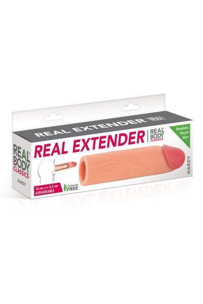 Насадка на член Real Body &mdash; Real Extender HARDY с открытой головкой SO3718 фото