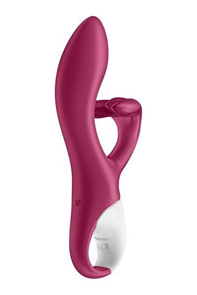 Вибратор кролик с тройным отростком Satisfyer Embrace me Berry, 2 мотора, диаметр 3,6 см SO6285 фото