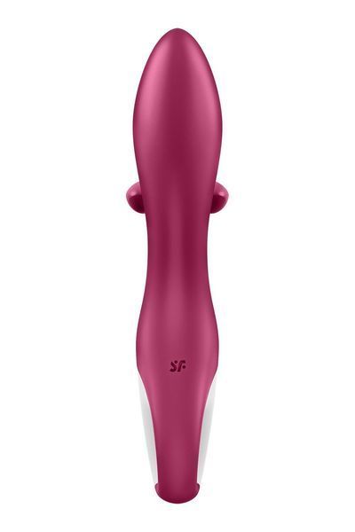 Вибратор кролик с тройным отростком Satisfyer Embrace me Berry, 2 мотора, диаметр 3,6 см SO6285 фото