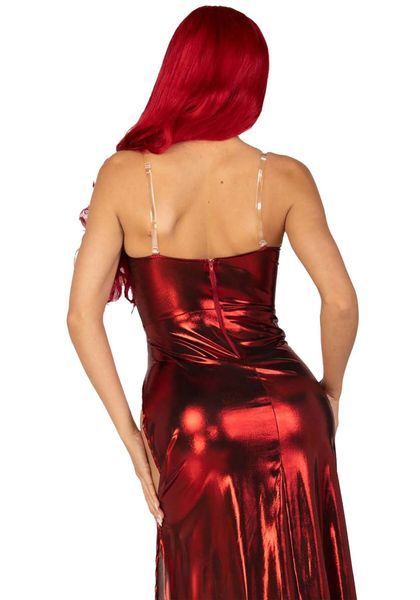 Эротическое платье Leg Avenue Shimmer bodysuit with skirt M SO9186 фото