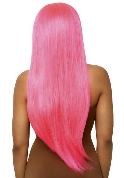 Парик Leg Avenue 33&Prime; Long straight center part wig neon pink SO8590 фото