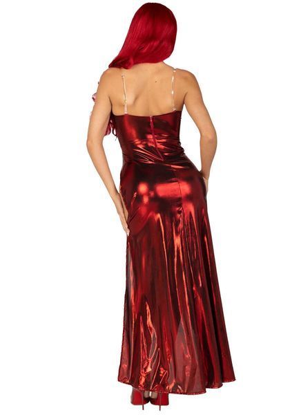Эротическое платье Leg Avenue Shimmer bodysuit with skirt M SO9186 фото