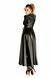 Сукня-плащ з мокрим ефектом Noir Handmade F128C Powerwetlook gown coat, M SX0014 фото 3