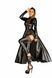 Сукня-плащ з мокрим ефектом Noir Handmade F128C Powerwetlook gown coat, M SX0014 фото 2