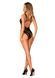 Бодистокинг с вырезами Obsessive B138 teddy S/M/L, black, с доступом SO7685 фото 4