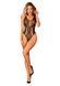 Бодистокинг с вырезами Obsessive B138 teddy S/M/L, black, с доступом SO7685 фото 3