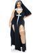 Костюм монашки-грешницы Leg Avenue Sultry Sinner 1X-2X, платье, головной убор, воротник SX1731 фото 5