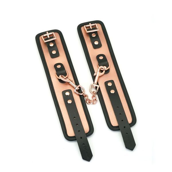 Наручники Liebe Seele Rose Gold Memory Wrist Cuff, натуральна шкіра, золото рожеве SO9496 фото