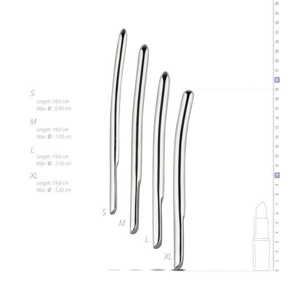 Набор уретральных стимуляторов Sinner Gear Unbendable &ndash; Single Ended 4 шт, диаметры 9,10,11,12мм SO4585 фото