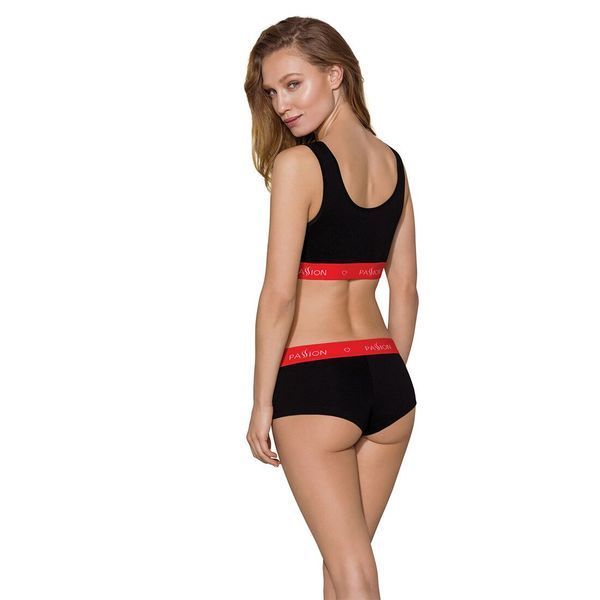 Спортивный топ на широких бретелях Passion PS003 TOP XL, black SO4214 фото