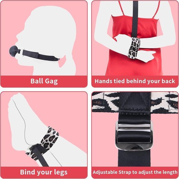 БДСМ-набор LOCKINK YEAHWOW Armbinder Restraint Set Black SX2843 фото
