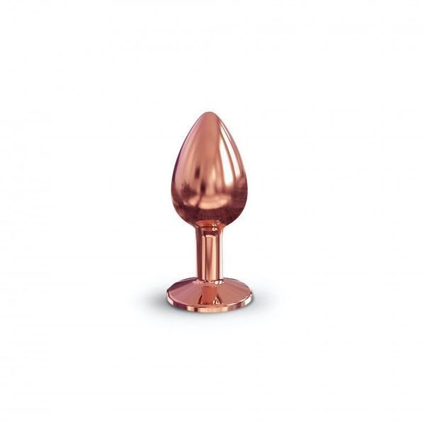 Металлическая анальная пробка с украшением в виде кристалла Dorcel - Diamond Plug Rose Gold S SO5534 фото
