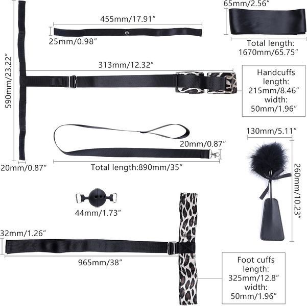 БДСМ-набор LOCKINK YEAHWOW Armbinder Restraint Set Black SX2843 фото