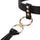 Ошейник с флоггером Rosy Gold - Collar with Flogger - Black SX1198 фото 6