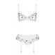 Сексуальный комплект с поясом для чулок Passion LOVELIA SET L/XL, white SO4780 фото 5