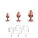 Металлическая анальная пробка с украшением в виде кристалла Dorcel - Diamond Plug Rose Gold S SO5534 фото 6