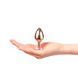 Металлическая анальная пробка с украшением в виде кристалла Dorcel - Diamond Plug Rose Gold S SO5534 фото 4