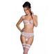 Сексуальный комплект с поясом для чулок Passion LOVELIA SET L/XL, white SO4780 фото 1