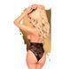 Боди с глубоким декольте и высокими трусиками Penthouse - Toxic Powder Black S/M SO9599 фото 2