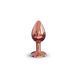 Металлическая анальная пробка с украшением в виде кристалла Dorcel - Diamond Plug Rose Gold S SO5534 фото 2
