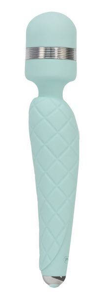 Роскошный вибромассажер PILLOW TALK - Cheeky Teal с кристаллом Swarovski, плавное повышение мощности SO2728 фото