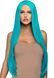 Парик Leg Avenue 33&Prime; Long straight center part wig turquoise SO8591 фото 1