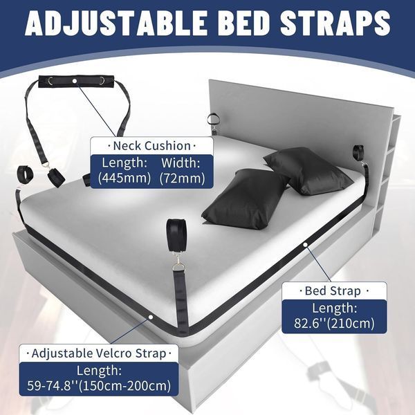 БДСМ-набор LOCKINK YEAHWOW Bed Restraint set SX2844 фото