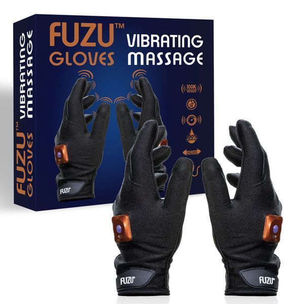 Виброперчатки (пара) FUZU Gloves Vibrating Massage Two Hands, 11 режимов SX2740 фото