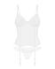 Корсет Obsessive Alissium corset & thong, XS/S, гнучкі кісточки, відкрита спина, стрінги в комплекті SX0600 фото 6