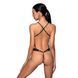Распродажа!!! Боди из эко-кожи с ремешками и перфорацией Tamaris Body black L/XL &mdash; Passion SO5793 фото 2