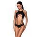 Распродажа!!! Боди из эко-кожи с ремешками и перфорацией Tamaris Body black L/XL &mdash; Passion SO5793 фото 1