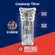 Мастурбатор Blush Rize &ndash; Luz Glow in the Dark Masturbator &ndash; Clear, всмоктування, світиться в темряві SO8833 фото 3