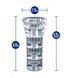 Мастурбатор Blush Rize &ndash; Luz Glow in the Dark Masturbator &ndash; Clear, всмоктування, світиться в темряві SO8833 фото 5