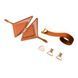 Маска на глаза LOCKINK Vixen Blindfold Brown Set SX0854 фото 5